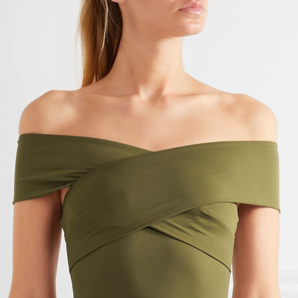 ALIX NYC Wooster criss cross bodysuit sz.S - Picture 7 of 14